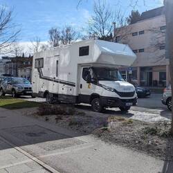 Unser Schlafplatz in Ottobrunn