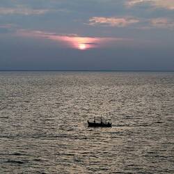Sunrise over Indonesia