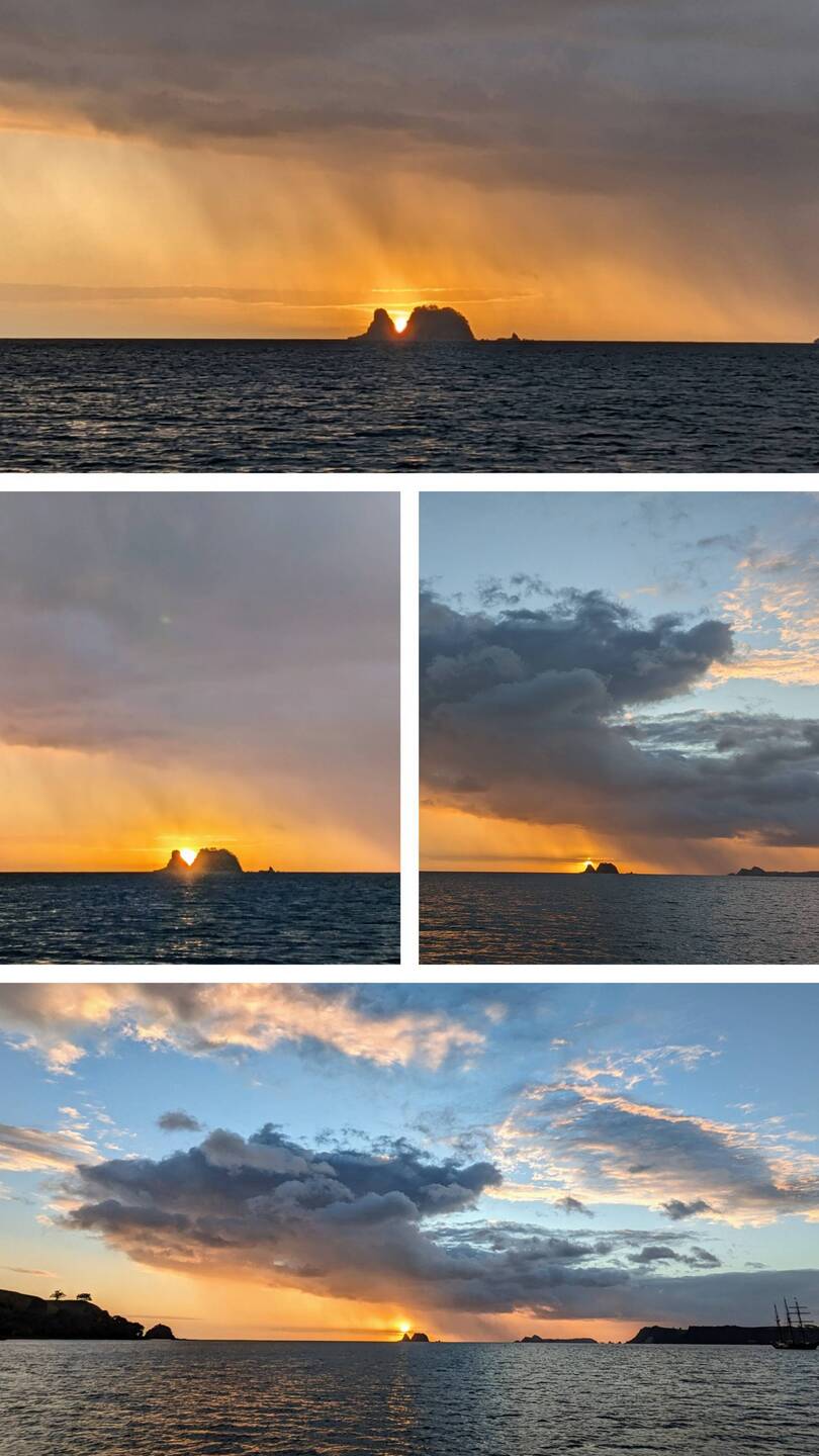 Sunrise over Motukorure