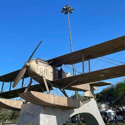 Replica of the seaplane that flew the first aerial crossing of the south Atlantic