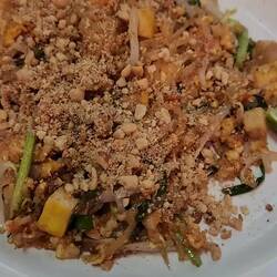 Pad thai, coconut soup, khao soi