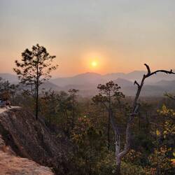 Sunset at the canyon