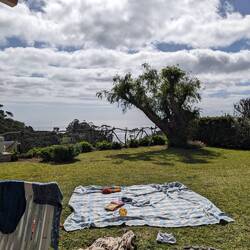 Unsere Aussicht aufs Meer:)