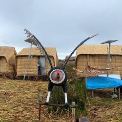 In jeder Hütte lebt jeweils eine Familie