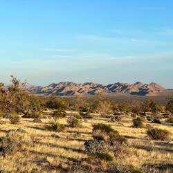 View from my campsite this night