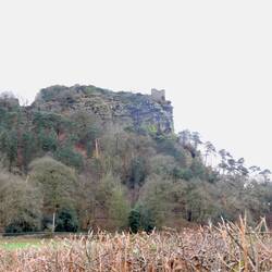 Beeston Castle as seen from the walls