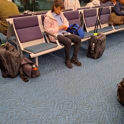 Ready to board in YVR
