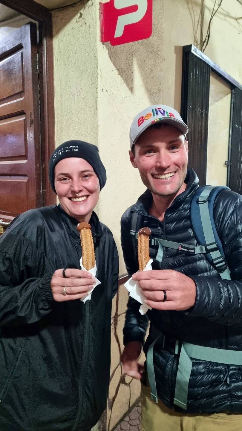 Gefüllte Churros! Das Herz der beiden Schleckermäulchen schlug höher!