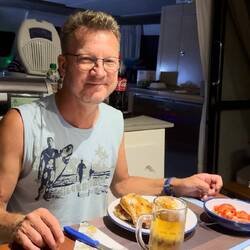 das Sauerkraut mit Ente schmeckt