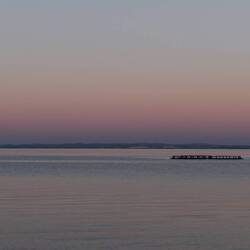 Petit spot avec sunset sur l'Euphrate