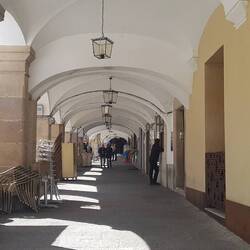 die Colonaden am Plaza Mayor