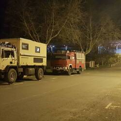 Unser Stellplatz für die Nacht - noch sind wir alleine!