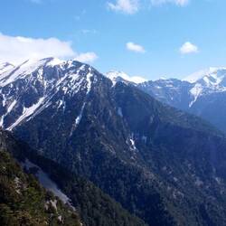 Die Samaria Schlucht und die weißen Berge