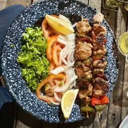 da hatte ich irgendwelche Magenmuskeln, nicht schlecht