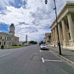 Blick in die Thames Street