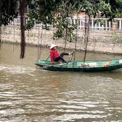 Vietnamesische Rudertechnik