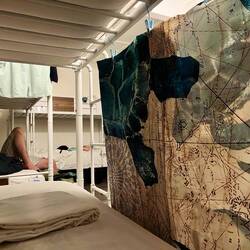 Look, Cassie, bunkbed tenting.