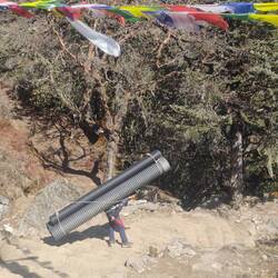 60kgs de tuyaux... Sympa...