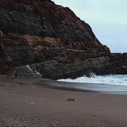 Brandung am Campingplatz