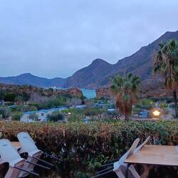 Blick vom Restaurant