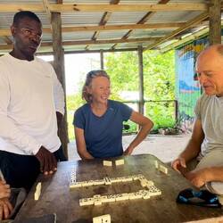 beim entspannten Domino.... die Siege blieben in deutscher Hand.... (ein Glücksspiel)