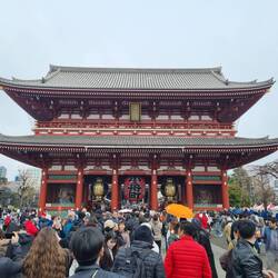 Der Senso-ji-Tempel.
