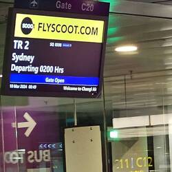 Abflugnach Sydney