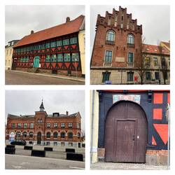 Oben links; Fachwerkhaus von 1601