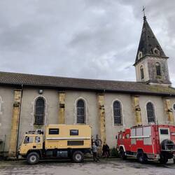 Stellplatz an der Kirche