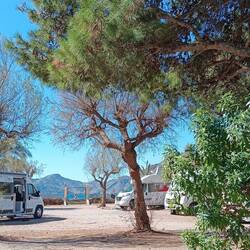 Blick aufs Meer von unserem Stellplatz