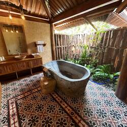 Mit traumhafter Badewanne