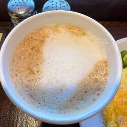 Sweet bee latte made with Maui coffee beans