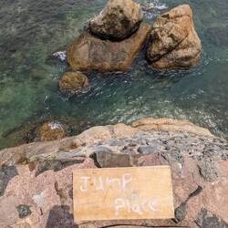 Bekannter Jump Place mit 1,5m Wassertiefe...