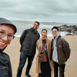 Dann ging es noch an den Strand für uns