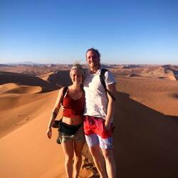 Oben auf der höchsten Düne (Big Daddy Dune)