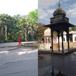 Dans le parc si reposant