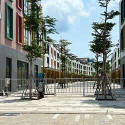 So groß wie eine Kleinstadt, aber alles leer