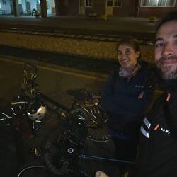 En attendant le train...