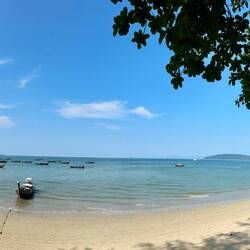 Bin heute mal 11 km gefahren, um mal einen anderen Strand zu testen