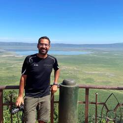Me in front if the Ngorongoro Crater