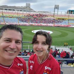 Resdy to cheer on the home team