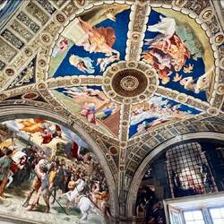 Stanzen: Leo trifft Attila, Petrus' Befreiung, Jakob sieht die Himmelsleiter