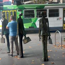 Typical Brit queuing