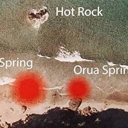 Two hot spring locations