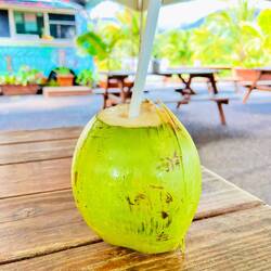 Roadside coconut water, so refreshing!