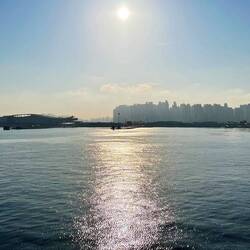 Skyline und Hafen