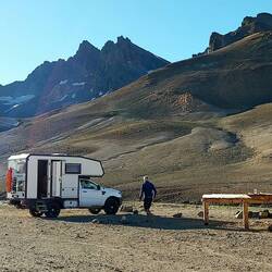 Übernachtungsplatz auf 2500m