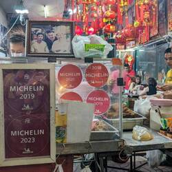 Michelin restaurant I saw a cat walk out of