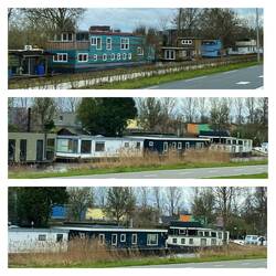 Hausboote in Groningen