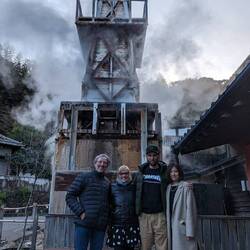 Die heiße Quelle unseres Hotels